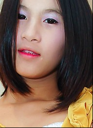 Teen ladyboy Crystal takes her first cock